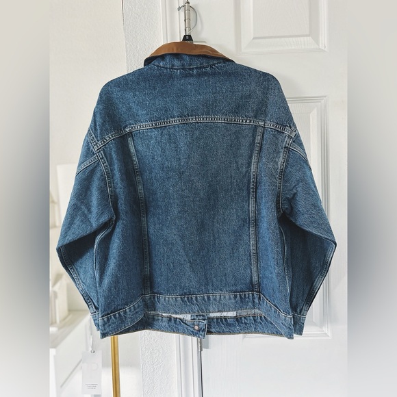Pilcro Denim Oversized Boyfriend Jacket from Anthropologie size S - Picture 11 of 12